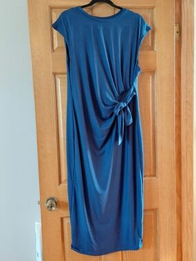 NEW Navy Blue Side-Tie Women's Dress